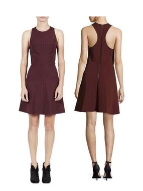rag & bone Sleeveless Wine A-Line Mini Dress